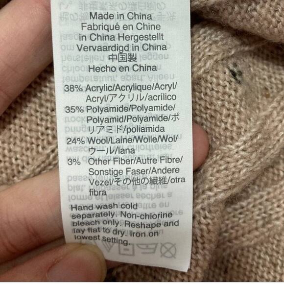 Madewell NEW Donegal Evercrest Sweater in Flecked Coziest Yarn size S - Picture 6 of 7